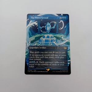 The Water Crystal Borderless MTG Rare Magic: The Gathering Final Fantasy 3 FFIII - Picture 1 of 2