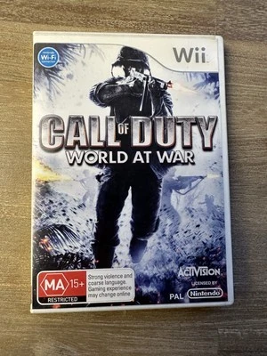 Call of Duty - World at War - Nintendo Wii Game With Manual - Image 1 of 4