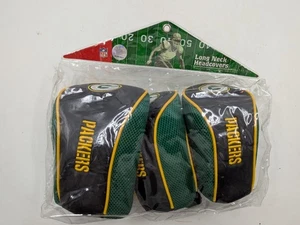 3er Set Green Bay Packer Golfschläger Langhals Kopfbedeckungen 1, 3, x Neu - Bild 1 von 3