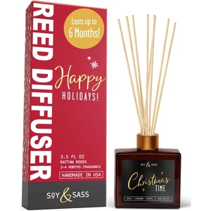 Weihnachts Diffusor, Weihnachten Schilf Diffusor Dekor - mit Apfel, Zimt & Nelke... - Bild 1 von 7