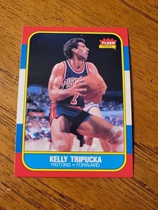 1986-87 Fleer - Kelly Tripucka #115 Pack Fresh - Picture 1 of 8