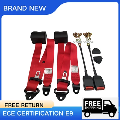 For Dodge Ram 1500  3 Point Safety Adjustable Seat Belt Strap Car Vehicle Belt - Image 1 of 4