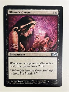 Liliana's Caress Magic 2011 (M11) LP MTG - Imagen 1 de 6