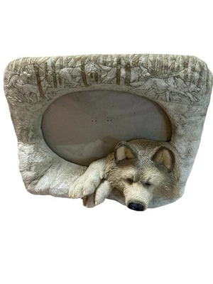 Винтажная рамка для картин на тему волка 5x7 - Изображение 1 из 4