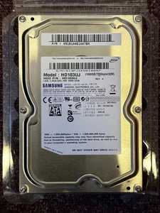 Hard Drive SAMSUNG 1TB Spinpoint F1 HD103UJ 32MB 7200 RPM SATA II 3.5'' Inch - Picture 1 of 2
