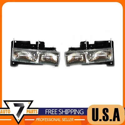 TYC Left Right 2PCS Headlamp Assembly For Chevrolet K2500 K3500 C2500 C3500 - Image 1 of 4