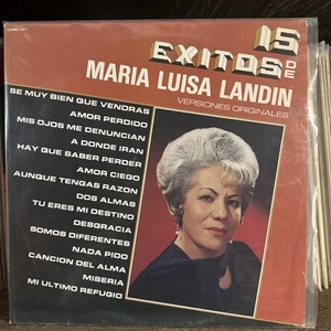 MARIA LUISA LANDIN - 15 EXITOS DE MARIA LUISA LANDIN - 1986 MEXICAN LP, BOLERO - Picture 1 of 4