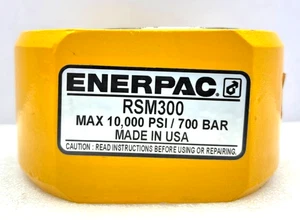 Cilindro hidráulico ENERPAC RSM300 32,4 toneladas capacidad 0,50 pulgadas carrera baja altura - Imagen 1 de 6