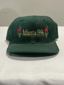 Atlanta 1996 Olympics Hat by The Game Embroidered Green Never Worn - Picture 1 of 3