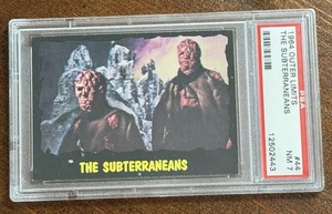 1964 OUTER LIMITS TRADING CARD #44 - PSA 7 - THE SUBTERRANEANS - Picture 1 of 3