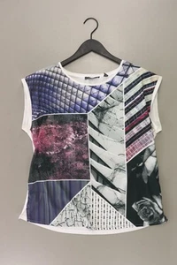 ⭐ Esprit Printshirt Shirt für Damen Gr. 42, L Kurzarm lila aus Polyester ⭐ - Bild 1 von 4