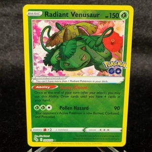 Pokémon Go Radiant Venusaur 004/078 Holofoil 2022 - Picture 1 of 2