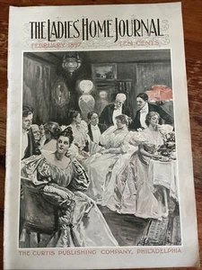 LADIES HOME JOURNAL February 1897 Louis Kossuth, The People of Charles Dickens - Picture 1 of 6
