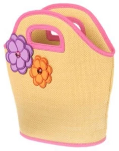 GYMBOREE PRETTY POSIES FLOWER STRAW TOTE HANDBAG 3 4 5 6 NWT - Picture 1 of 1