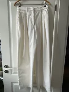 Lässige, weite Sommerhose von Essentiel Antwerp, Weiß, organic Baumwolle, Gr.38 - Bild 1 von 2