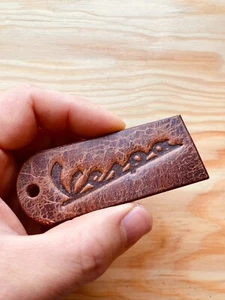 Handmade Leather Key Ring - Vespa OG - Foto 1 di 4