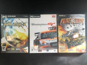 Lotto Evolution GT + LA Rush + Flatout Videogioco PC corse racing rally NFS - Imagen 1 de 1