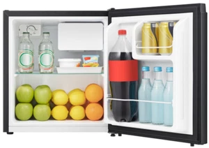 MINI FRIDGE 1.6 Cu Ft Compact Refrigerator Silver - Picture 1 of 7