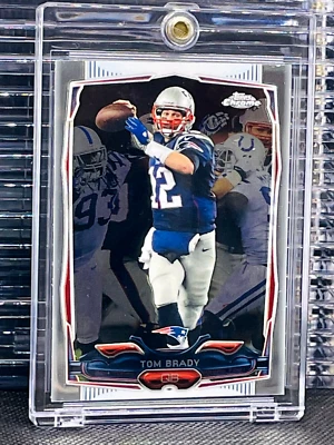 TOM BRADY - 2014 Topps Chrome Football #62 - MINT - NEW ENGLAND PATRIOTS - Image 1 of 3