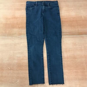 Citizens of Humanity Avedon Ultra Skinny Jeans Women size 26 Blue Raw Cuff Denim - Picture 1 of 14