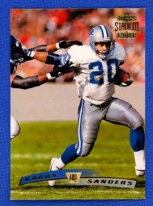 1996 Topps Stadium Club # 20 Barry Sanders Detroit Lions HOF Combine Shipping - Picture 1 of 2