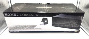 TERRATEC CONCERT W1 schwarz WiFi Lautsprecher Musik Box Speaker Ständer - Bild 1 von 4