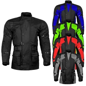 Australian Bikers Gear Waterproof Thermal Motorcycle Motorbik Armoured Jacket  - Picture 1 of 49