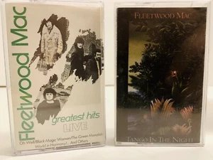 Fleetwood Mac Greatest Hits Live Cassette (Rare) And Tango In The Night - Picture 1 of 1