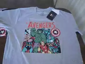 CAMISETA GRIS VENGADORES UNISEX GRANDE - Imagen 1 de 4