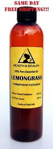 LEMONGRASS ESSENTIAL OIL AROMATHERAPY NATURAL 100% PURE 8 OZ - Picture 1 of 12