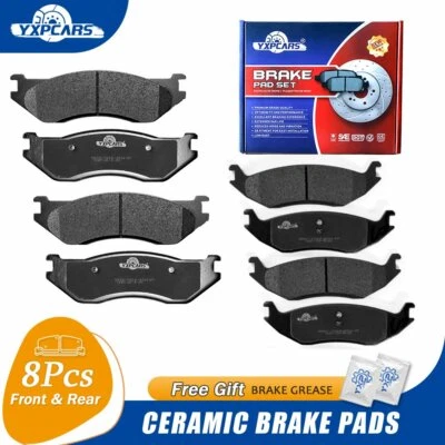 Pastillas de freno delanteras traseras de cerámica para Dodge Durango 2003-2006 Foto 1 de 4