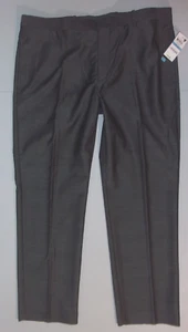 Men's INC Slim-Fit flat front Milan gray Shiny Dress Pants 36/29 - Picture 1 of 5