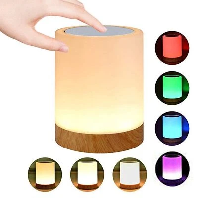 Night Light Touch Sensor Lamp Bedside Table Lamp for Kids Bedroom Rechargeabl... - Image 1 of 4