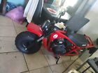 gas bike Coleman red and black