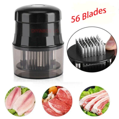56 Blades Needle Meat Beaf Steak Tenderizer Mallet Kitchen Cooking Tools - Image 1 of 4