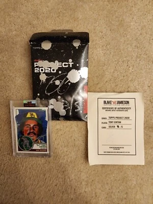 Tony Gwynn Blake Jamieson ARTIST Autograph Silver Paint Pen AUTO 2/5  - Image 1 of 4