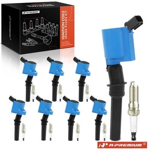 8x Ignition Coil & 8x Double Iridium Spark Plug Kits for Ford Explorer 2002-2005 - Picture 1 of 10