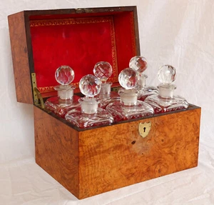 Empire Likörkeller mit Lupe - Crystal du Creusot - 19. Jahrhundert - Bild 1 von 22