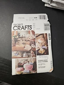 Vintage McCall's Crafts Pattern 4619, Victorian Fancies, New Uncut 1989 - Picture 1 of 4