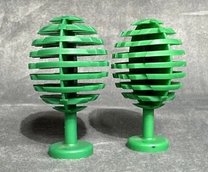 LEGO Vintage Árbol Verde Lote de 2 Bosques Redondos - Imagen 1 de 2