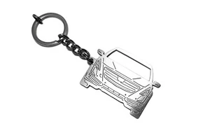 Llavero de acero inoxidable con vista delantera para Cadillac CT6 2016- - Imagen 1 de 6