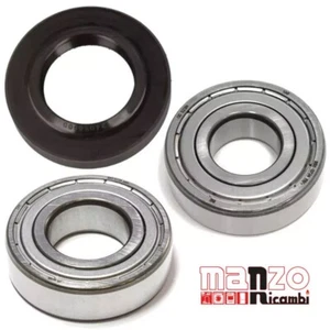 KIT CUSCINETTI E PARAOLIO CESTELLO LAVATRICE 50095515008 + 6204ZZ + 6205ZZ - Foto 1 di 3