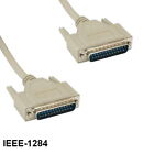 Kentek 15' Feet IEEE-1284 DB25 Bi-Directional Parallel Printer Data Cable Cord