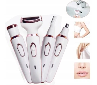 4-In-1 Elektrischer Rasierer für Frauen Intimbereich Elektrischer Damenrasierer - Bild 1 von 4