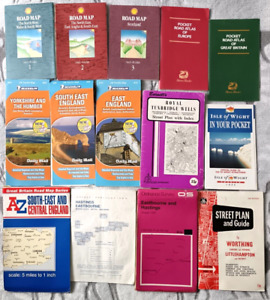 14 Tourist & Road Maps Michelin Daily Mail, Heron Books, Shell Ordnance Survey