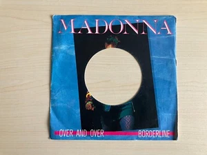 Madonna _ Over and Over / Borderline _ Cover 45 Umdrehungen 7" JukeBox Promo 1986 - Bild 1 von 2