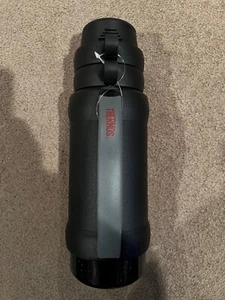 Thermos 1 Liter Black w/ Box - Picture 1 of 1