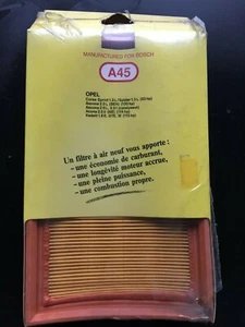 Filtre à air BOSCH A45 = Purflux A687, Mann C2668 - Opel Ascona Rekord Corsa - Imagen 1 de 2