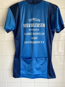 Dutch Cycling Club Holland Old / Vintage Size 4 Blue Rare Jersey 38-40" Medium - Picture 1 of 16