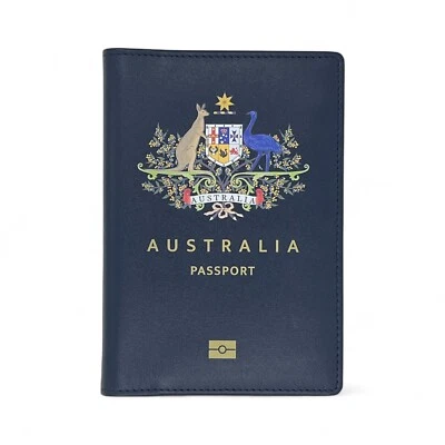 Australia Genuine Leather Crafted Travel Passport Wallet/Holder - Image 1 of 4